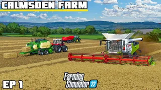 THE ADVENTURE BEGINS | Calmsden Farm | Farming Simulator 22 - Episode 1