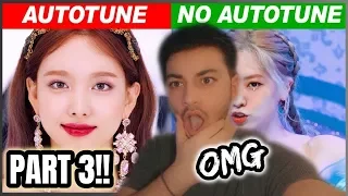 KPOP IDOLS AUTOTUNE VS NO AUTOTUNE (MV vs LIVE!) PART 3! (PENTAGON,TWICE,BLACKPINK AND MANY MORE)