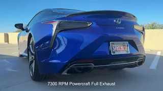 Lexus LC 500 gets new Exhaust! Sound Comparison video!