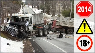 CRAZY Truck Crashes, Truck Accidents compilation - Part 7 - 1