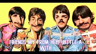 The Beatles - With A Little Help From My Friends but the beats are backwards