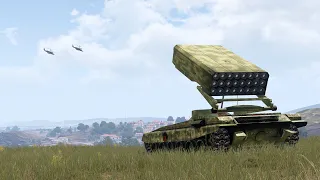 Ukraine Anti-Air Missile Destroyed 3 Russian KA-50 Battle Helicopters - ARMA 3