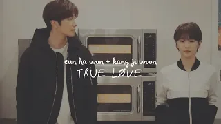 eun ha won + kang ji woon | true love