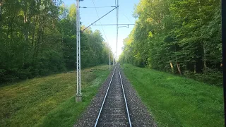 Przejazd pociągiem IC z Rzeszowa Głównego przez Tarnobrzeg do Lublina Głównego