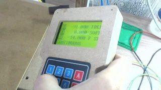 самодельный автономный контроллер для фрезера с чпу в работе