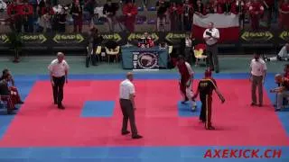 WAKO WC 2009: Semicontact Veterans -89kg: Leuba(SUI) vs. Feuer(GER)