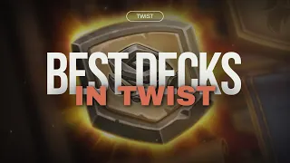 Ranking all 19 new Twist decks and heroes in Hearthstone. Complete guide to the twist format in June