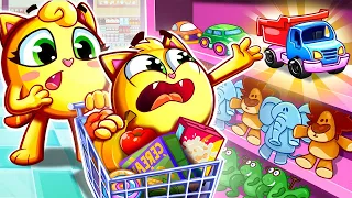 Funny Baby In Grocery Store 🛒😸| Songs for Kids by Toonaland