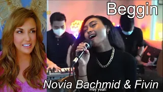 First Reaction ~ Novia Bachmid ~ Beggin ~  Featuring Fivin