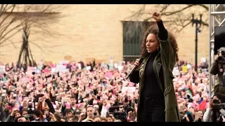 Alicia Keys - Girl On Fire Live Womens March On Washington