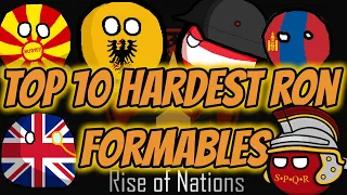 Top 10 Hardest Formables | Roblox Rise of Nations