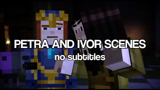 petra and ivor scenepack - no subtitles (minecraft story mode)