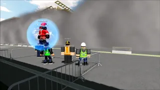 ROBLOXIA RAILROAD HEADQUARTERS IMPLOSION - 6/5/20 - CONTROLLED DEMOLITION ROBLOX, INC.