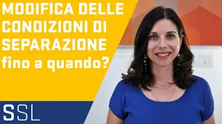 SEPARAZIONE E DIVORZIO - PARTE 1: MODIFICA DELLE CONDIZIONI DI SEPARAZIONE IN CORSO DI CAUSA