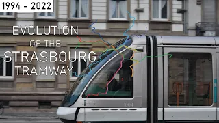 Evolution of the Strasbourg Tramway and BRT | 1994 - 2022