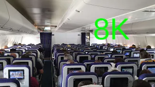 Lufthansa 747-400 Flight from FRA to JFK: 8K Trip Video