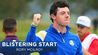 Rory McIlroy Wins Five of His First Six Holes Against Rickie Fowler | 2014 Ryder Cup