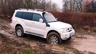 Лифт подвески . MITSUBISHI MONTERO 20 anniversary special edition . Pajero 3 . 35/12.5R18.тест драйв