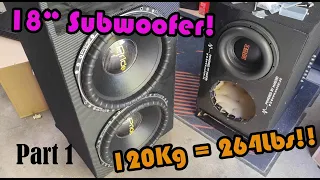 18" 9000WRms Subwoofer!!! Pride Sv.3 18"