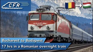 Bucharest to Budapest through Transylvania Mountains onboard CFR sleeper train