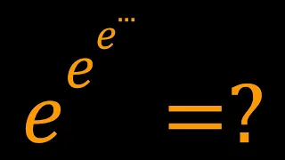 An Exponential Tower with e