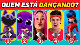 ADIVINHE QUEM TÁ DANÇANDO! 💃🎵 Emilly Vick, Catnap, Bolofofos, Enaldinho, Ladybug, Tenge Tenge