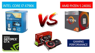 i7 4790k vs Ryzen 5 2400G - GTX 1060 6GB - Benchmarks Comparison