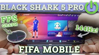 Xiaomi Black Shark 5 Pro - FIFA Mobile 2022 | Gaming TEST 🤩| FPS GRAPH | OLED 144Hz | $760