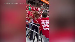 Video shows fans brawl in the stands at 49ers-Giants game