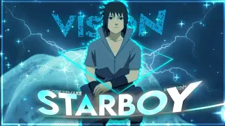 Sasuke Uchiha — Starboy [+Remake Clips] (Extended) | @Flobyedit Remake | Alight Motion *Free Preset*