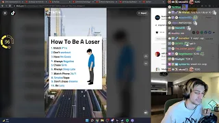 xQc looking up at this tutorial to find out if he is a loser or not