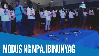 WATCH: 30 NPA symphatizers sinabing nalinlang ng NPA, sumuko