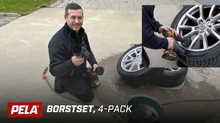 Nyhet - Borstset, 4 pack från PELA