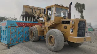 How to Loading Caterpillar Wheel Loader 950C Stone Crashed Loading and Trucks|| Truck Care TV.