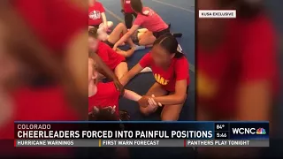 Video shows CO cheerleaders being forced into splits