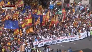 Студенты Барселоны вышли на бессрочную акцию протеста