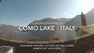 GoPro Star Wars Episode II - attack of clones italian set - villa Balbinanello