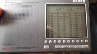 Degen DE1103, 27133 kHz, Moscow - дальнобойщики в эфире. / Truck drivers on the air