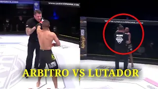 Arbitro vs Lutadores / Arbitros Finalizando lutadores