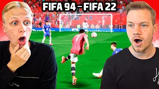 LANGSKUD FRA FIFA 94 TIL FIFA 22!