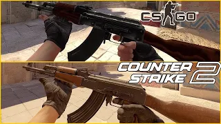 CS2 vs CSGO - All Weapons Comparison