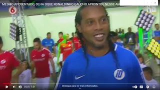 512 MESMO APOSENTADO, OLHA OQUE RONALDINHO GAÚCHO APRONTOU NESSE AMISTOSO NA COSTA RICA!   YouTube