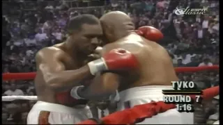 Evander Holyfield Vs George Foreman Highlights (Battle Of The Ages - Great Fight)