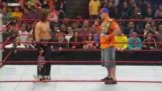 Carlito interrupts John Cena