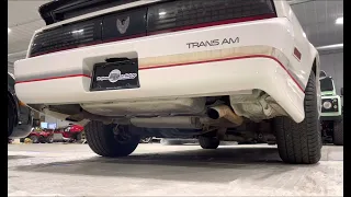 1986 Pontiac Trans Am Cold Start
