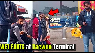 WET FART PRANK at Daewoo Terminal | LahoriFied