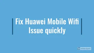 Fix Huawei mobiles wifi keeps disconnecting