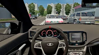 Lada Vesta Sport 1.8i  - City Car Driving [Logitech G29] gameplay