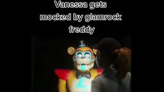 Vanessa gets mocked by glamrock freddy | FNAF ANIMATION