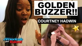 Courtney Hadwin: 13-Year-Old Golden Buzzer - REACTION - America's Got Talent 2018 | ibukola